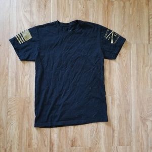 Grunt Style Black T-shirt, Men's Small